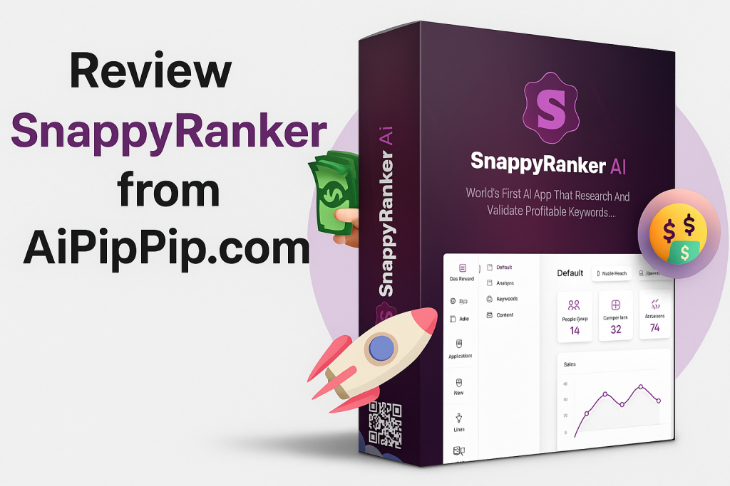 SnappyRanker AI review screenshot of AI SEO tool dashboard for Google ranking