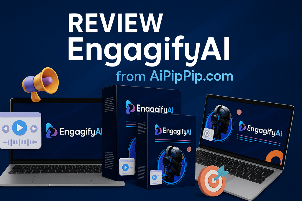 EngagifyAI review screenshot of AI video tool dashboard for 2025 marketing