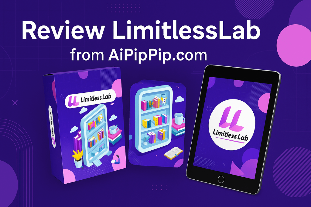 LimitlessLab review image of 100+ PLR eBooks and logo collections for 2025
