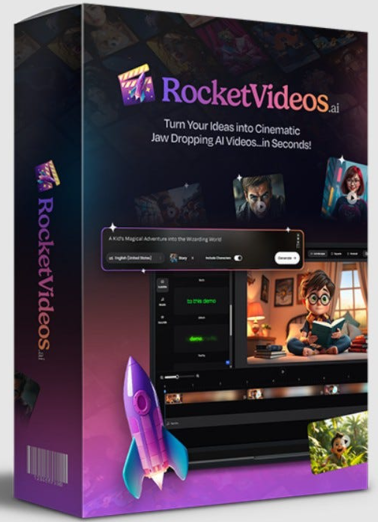 RocketVideosAI – AI Video Creator for Promos & Shorts
