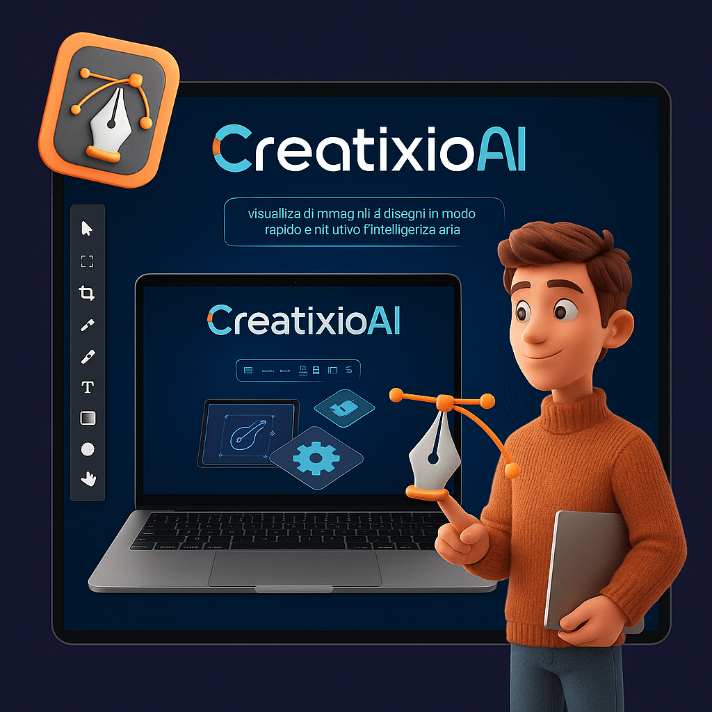 Creatixio AI review screenshot of the AI design tool dashboard for 2025 creativity