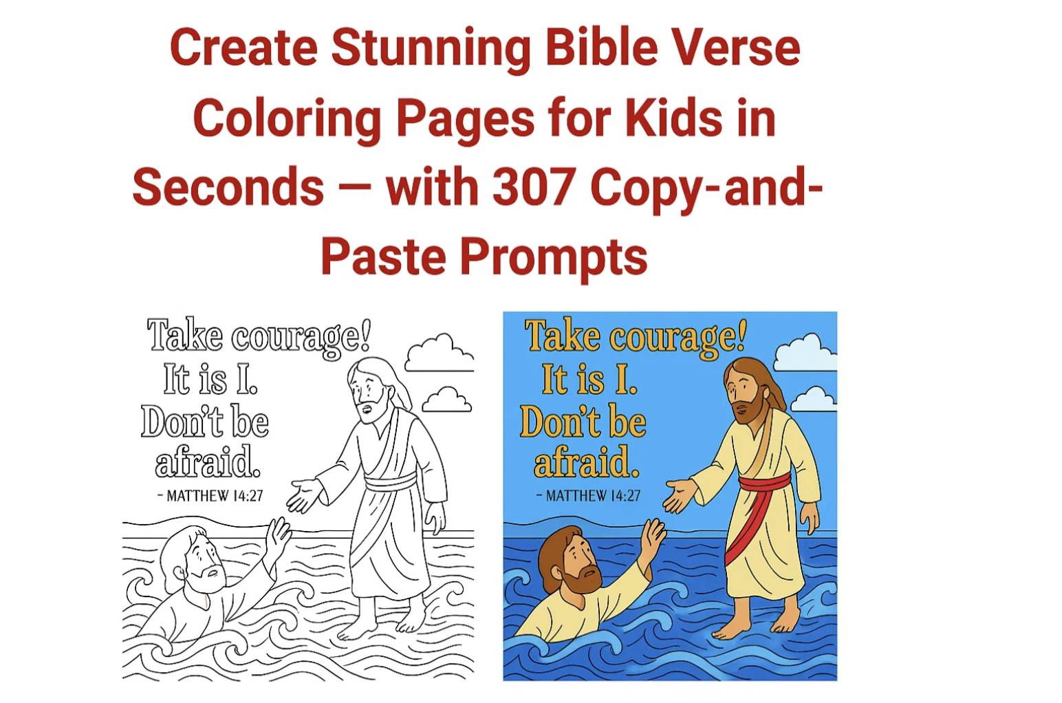 307 Prompts for Bible Verse Coloring Books