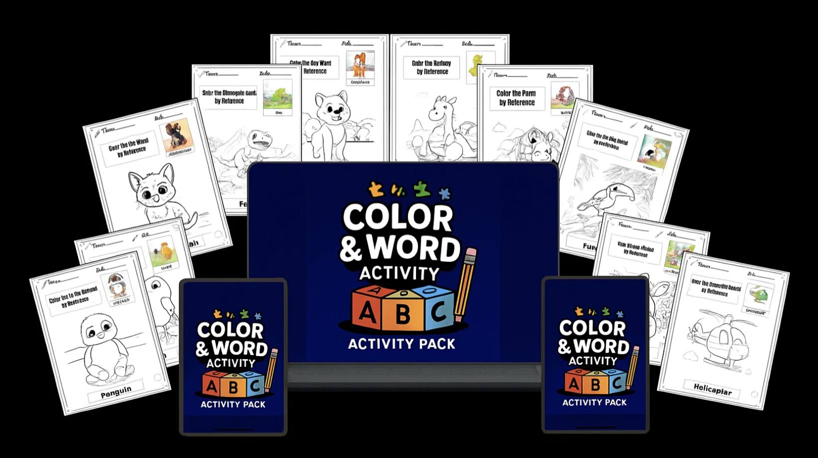 Color & Word - Activity Pack
