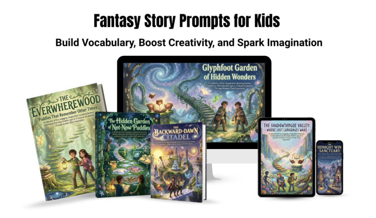 Fantasy Story Prompts for Kids (PLR)