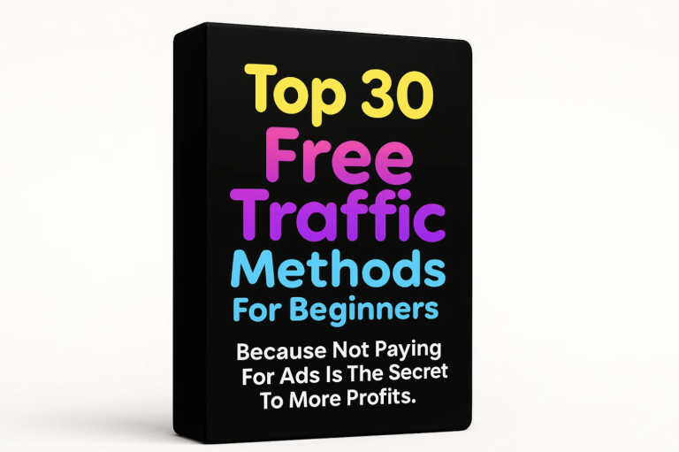 (PLR) Top 30 Free Traffic Methods For Beginners