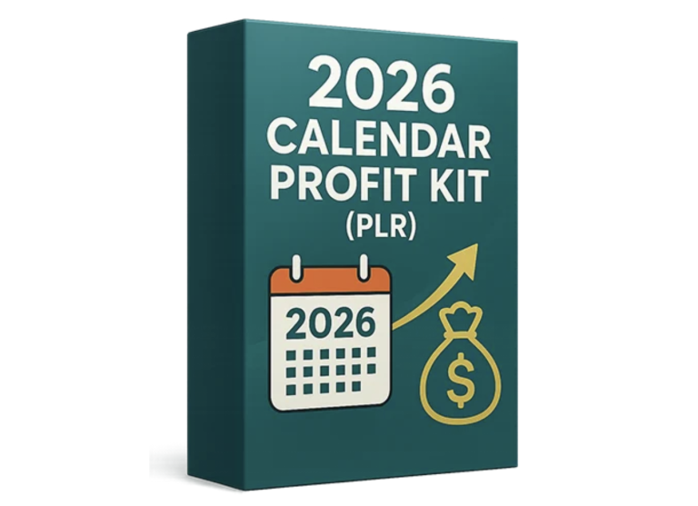 2026 Calendar Profit Kit w: Unrestricted PLR