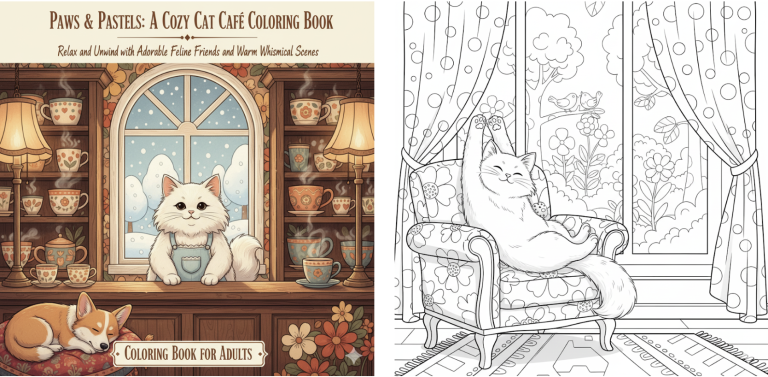 342 Prompts for Cute & Cozy Coloring Books