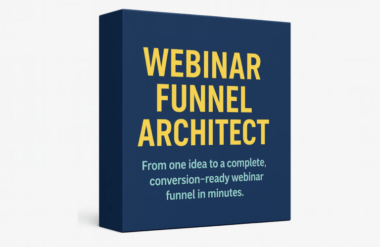 (PLR) Webinar Funnel Architect (Premium GPT)