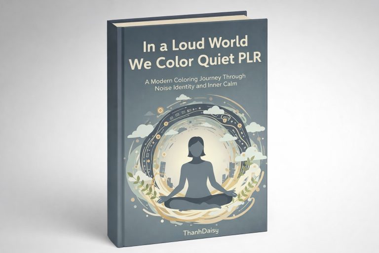 In a Loud World We Color Quiet PLR