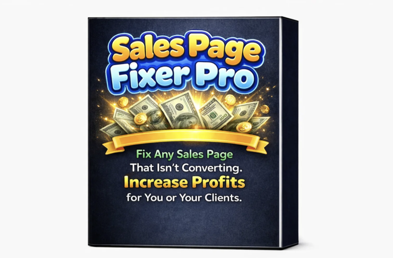 Sales Page Fixer Pro (Premium GPT Suite)