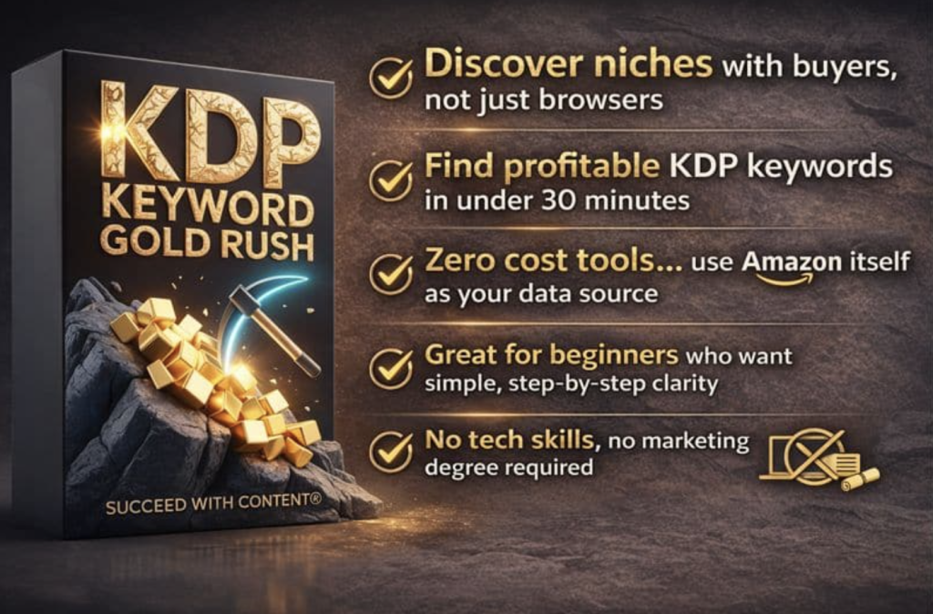 KDP Keyword Gold Rush Review: The One Publishing Lever Most Sellers Ignore (And Why It's Costing You Sales)